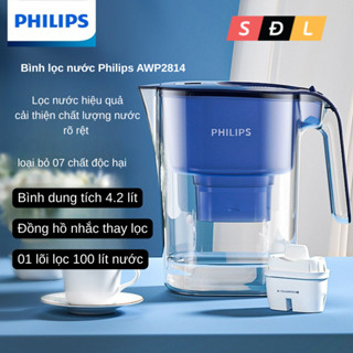 Bình lọc nước Philips dung tích lớn 4.2L model AWP2814