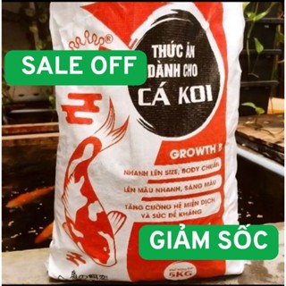 1kg Cám cá koi 42% đạm tăng size tăng màu KHÔNG VÁNG DẦU