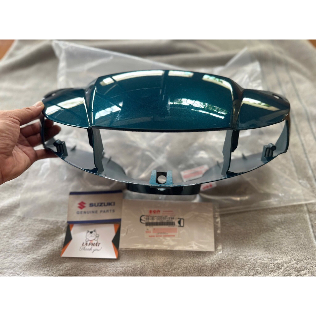 Ốp đầu (Vỏ đầu trước ) Suzuki Viva xanh lam và chữ suzuki chính hãng