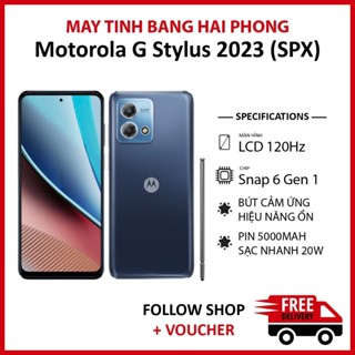 Điện thoại Motorola G Stylus 2023 5G (SPX) RAM 6/128GB chip Snapdragon 6 Gen 1 camera 50MP pin 5000 mAh