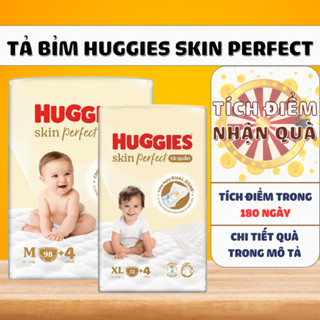  TÃ DÁN QUẦN HUGGIES SKIN PERFECT NB76 S82 M79 M76 L66 XL58 XXL54 