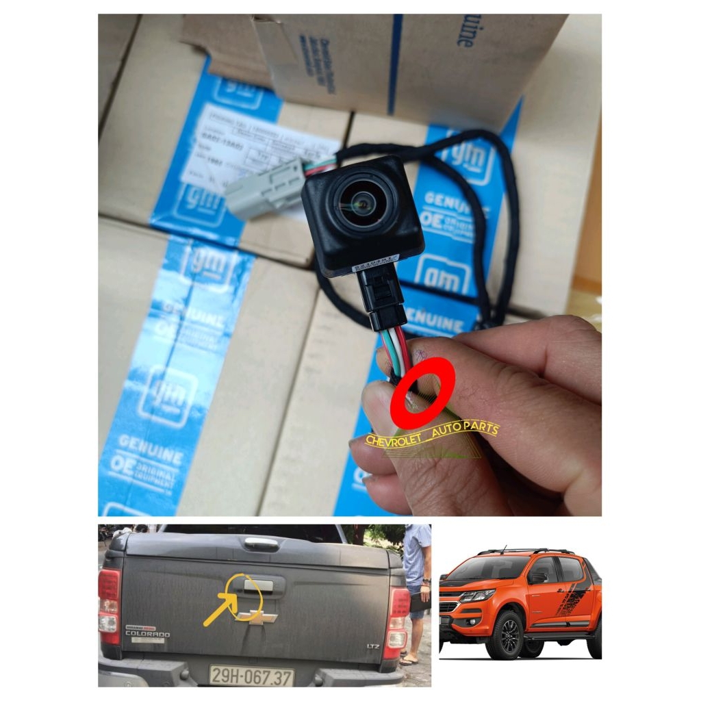 Camera sau Chevrolet Colorado chính hãng