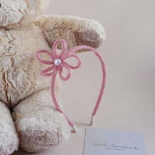 • Bờm bọc len đính hoa len handmade by Sachi Sachi Handmade