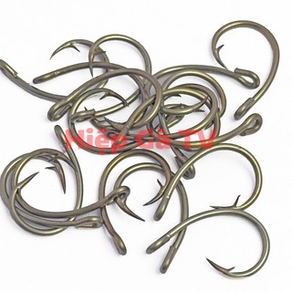 Combo 100 Lưỡi Câu Ó Hoà Long Đuôi Cóp