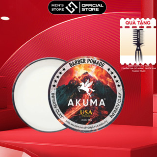 Sáp vuốt tóc AKUMA Infinity Clay - 56gr - 116gr – chất clay giữ nếp trên 10 tiếng