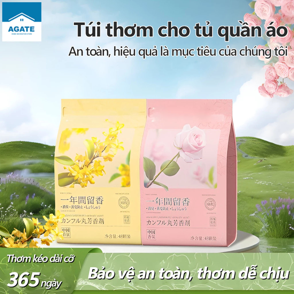 Túi thơm hút ẩm dùng cho tủ quần áo, chống côn trùng, ẩm mốc, khử mùi hôi，thơm，hút ẩm