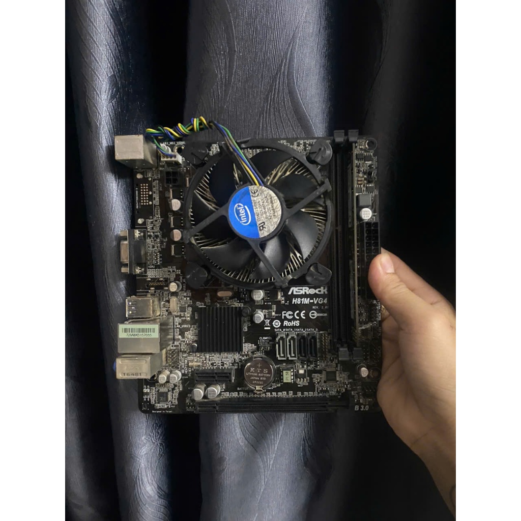 Combo Main H81 + chíp G + ram 4G - Main mini nhỏ gọn