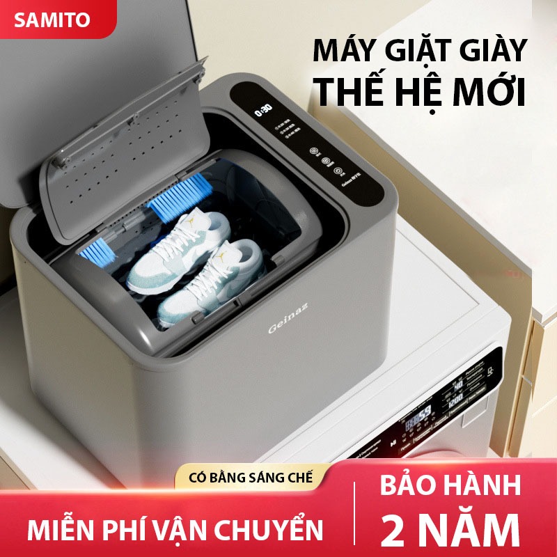 Máy giặt giày, quần áo thế hệ mới , UV khử khuẩn, có màn hình led hiển thị - bảo hành 2 năm