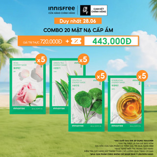 Bộ 20 Mặt nạ giấy dưỡng da Hàn Quốc innisfree Energy Mask 22ml (giao ngẫu nhiên)