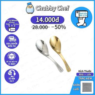 Muỗng thìa inox được làm từ thép không gỉ sáng bóng có cán cầm dài muỗng ăn súp đầu tròn tiện lợi sang trong decor