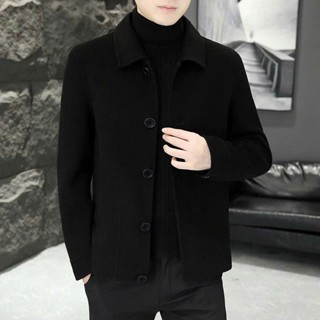 Áo Khoác Vest Nam Chất Dạ Lông Cao Cấp Giữ Nhiệt Thu Đông Dáng Manto Phong Cách Hàn Quốc Trẻ Trung Vest 5 Nút