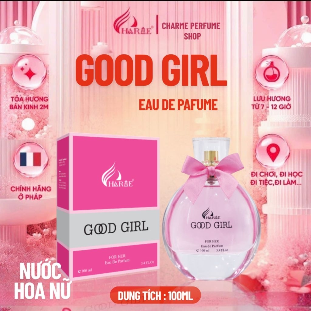 Nước Hoa Charme Good Girl 100ml - Nước hoa Charme chính hãng