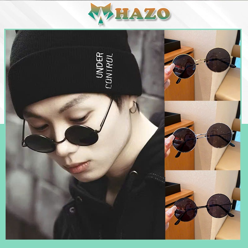 Mắt Kính Thời Trang Ngố Thầy Bói Màu Đen Cực Ngầu Quá Hot - Hazo