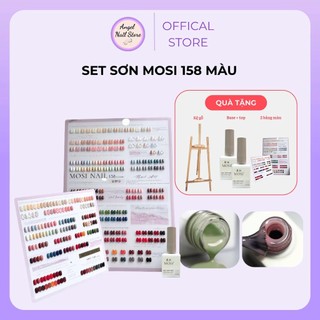  Set Sơn Gel Thạch Nhũ 158 Màu Mosi Như Một Giấc Mơ. Tặng Kèm 2 Bảng Màu Và Giá Đỡ Bảng Màu 