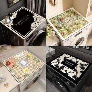 Thảm Lót Máy Giặt SILICON, Vỏ bọc máy giặt, Tủ lạnh, Lò vi sóng chống bụi bẩn chất liệu cao su nhiều họa tiết