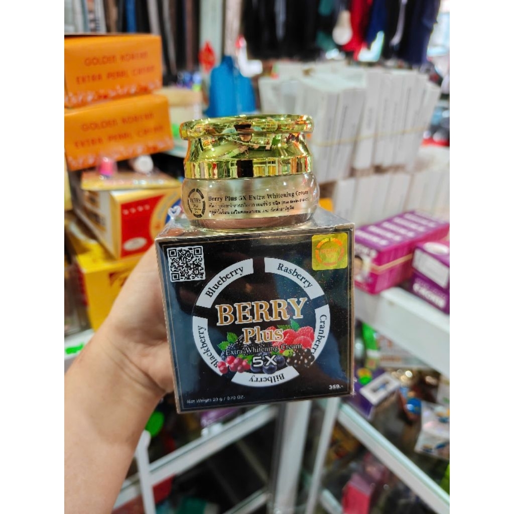 [ date mới ] Kem Dưỡng Trắng Mờ Nám Tàn Nhang 4K Berry Plus 5X - kem 4k trái cây