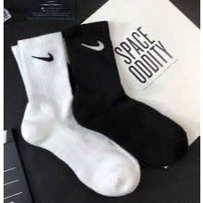 Tất Vớ NIKE Cổ thấp, , Cổ cao Nam Nữ, Tất thể thao trơn chất cotton dệt kim co giản mã (2025)