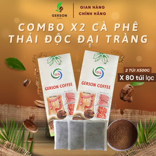 Combo 2 Gói Cà Phê Thải Độc Đại Tràng Hữu Cơ GERSON COFFEE - 500g x 2 Gói