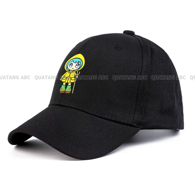 Nón Vải Đen In Logo Hình LUCE Nhân vật Linh vật Biểu tượng Năm Thánh Quà tặng Công giáo - N-DE-LUCE