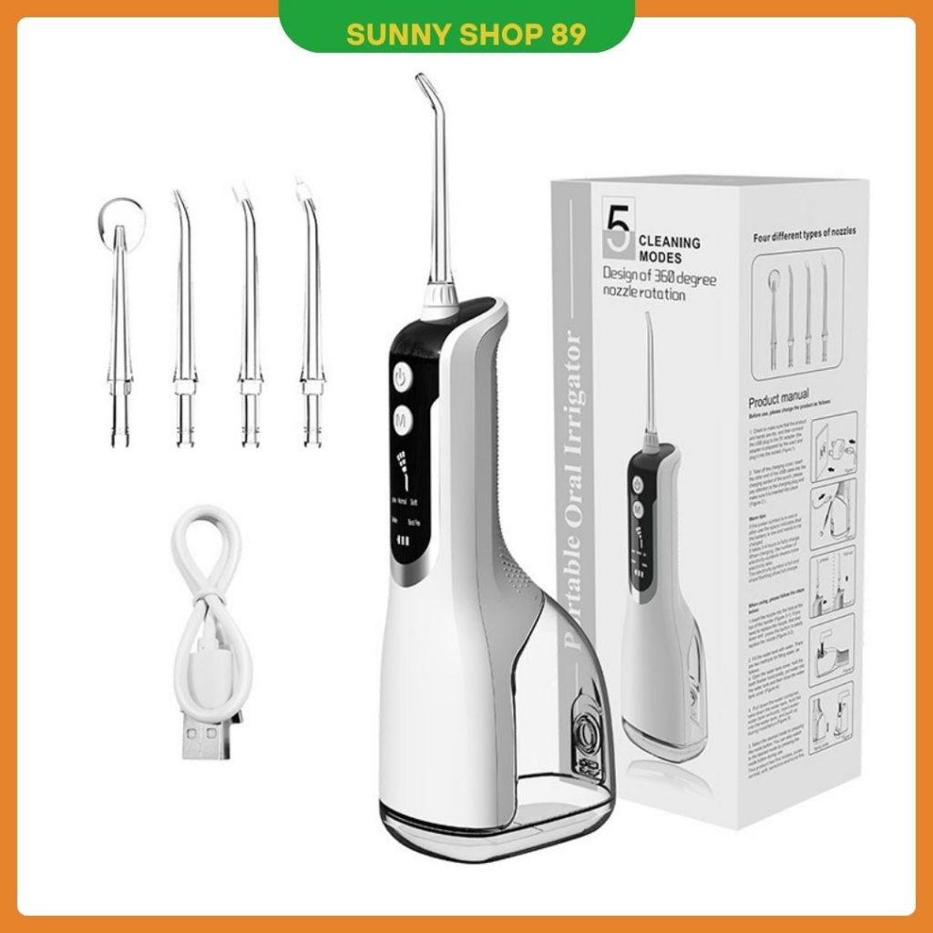 Sunny Shop89🌟 MÁY TĂM NƯỚC CẦM TAY MINI – LÀM SẠCH RĂNG MIỆNG TOÀN DIỆN