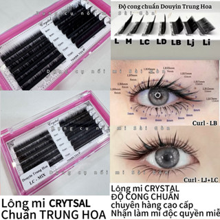 Mi Trung Hoa Douyin Ngọn Siêu Bay (3 Độ Dài Sole Trên 1 Line) Mi Douyin Hottrend Cong LJ LB LC C J B CC D