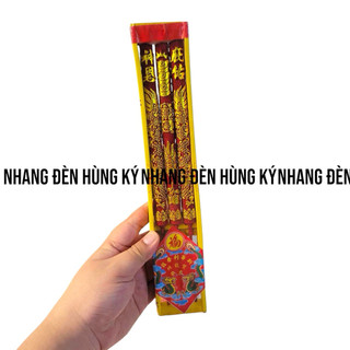 Nhang rồng 3 cây mini màu đỏ đứng tàn