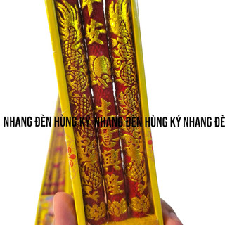 Nhang rồng 3 cây mini màu đỏ đứng tàn