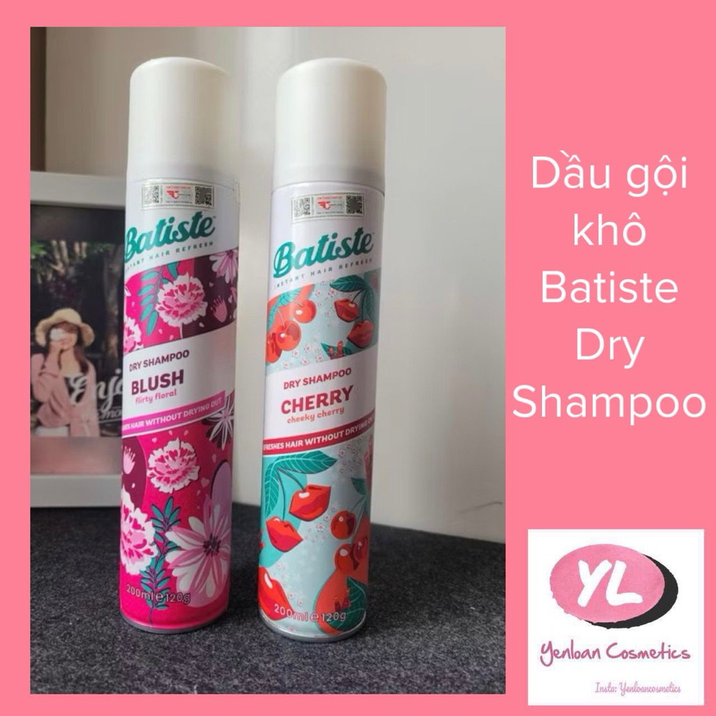 Dầu gội khô Batiste Dry Shampoo