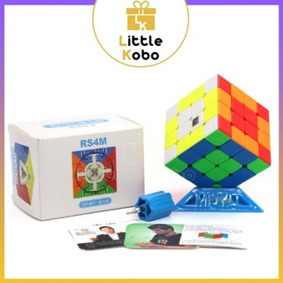 Rubik 4x4 MoYu RS4 M 4x4 RS4M Rubic Nam Châm 4 Tầng Stickerless Đồ Chơi Trí Tuệ Trẻ Em - Little Kobo 