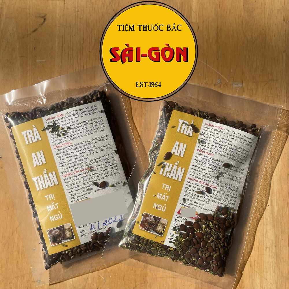 Trà An Thần Ngủ Ngon 100gram (Gồm: Tâm Sen, Táo Nhân, Thảo Quyết Minh đều đã được sơ chế)