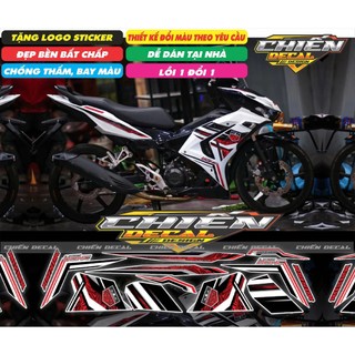 TEM RỜI WINNER X NỀN TRẮNG MẪU RS150 TRẮNG ĐEN PHỐI NHIỀU MÀU LỰA CHỌN