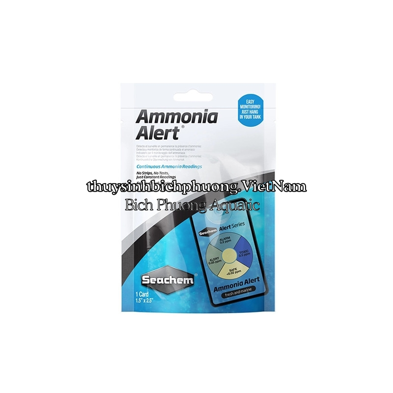 SEACHEM AMMONIA ALERT - THIẾT BỊ CẢNH BÁO NỒNG ĐỘ AMONIAC TỰ ĐỘNG CẬP NHẬT QUA THẺ TIỆN LỢI