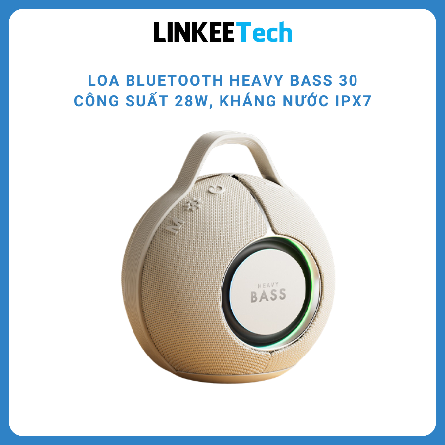 Loa bluetooth Heavy Bass 30 chính hãng, loa cầm tay di động âm bass mạnh