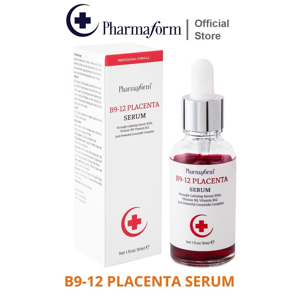 Tinh Chất Phục Hồi Hỗ Trợ Tái Tạo Da Pharmaform B9-B12 Placenta Chống Lão Hoá , Phục Hồi Da Tổn Thươ
