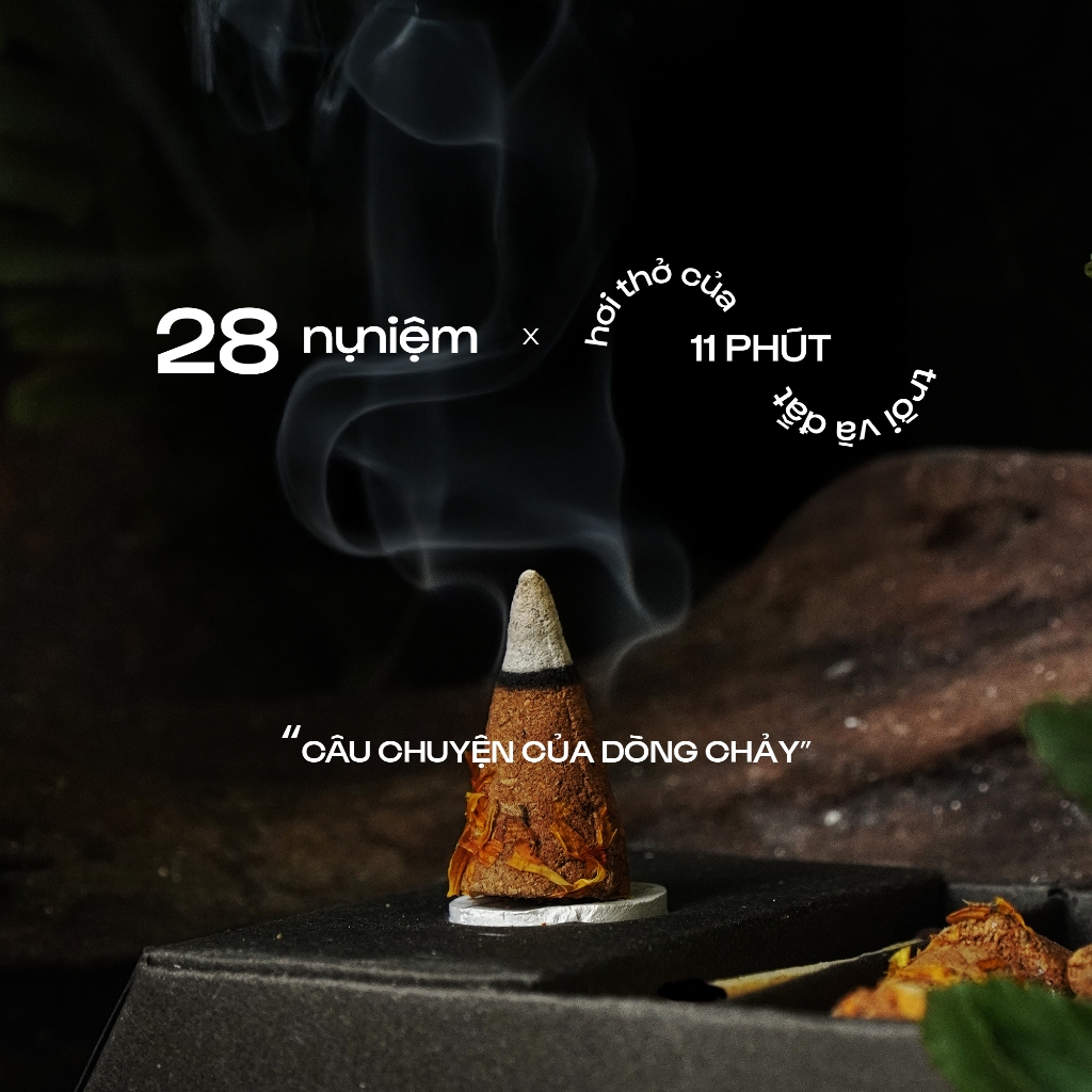 Nụ Niệm Thủ Công - Palo Santo, Trầm Hương, Xô Thơm | 28 Nụ Kèm Đế Đốt | Nhang Nụ Thanh Tẩy, Thảo Mộc