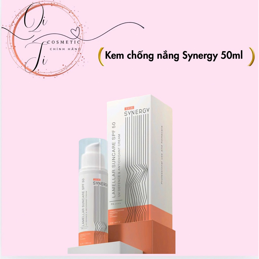 ( HÀNG CÔNG TY ) KEM CHỐNG NẮNG SKIN SYNERGY LAMELLAR SUNCARE SPF 50 PA+++