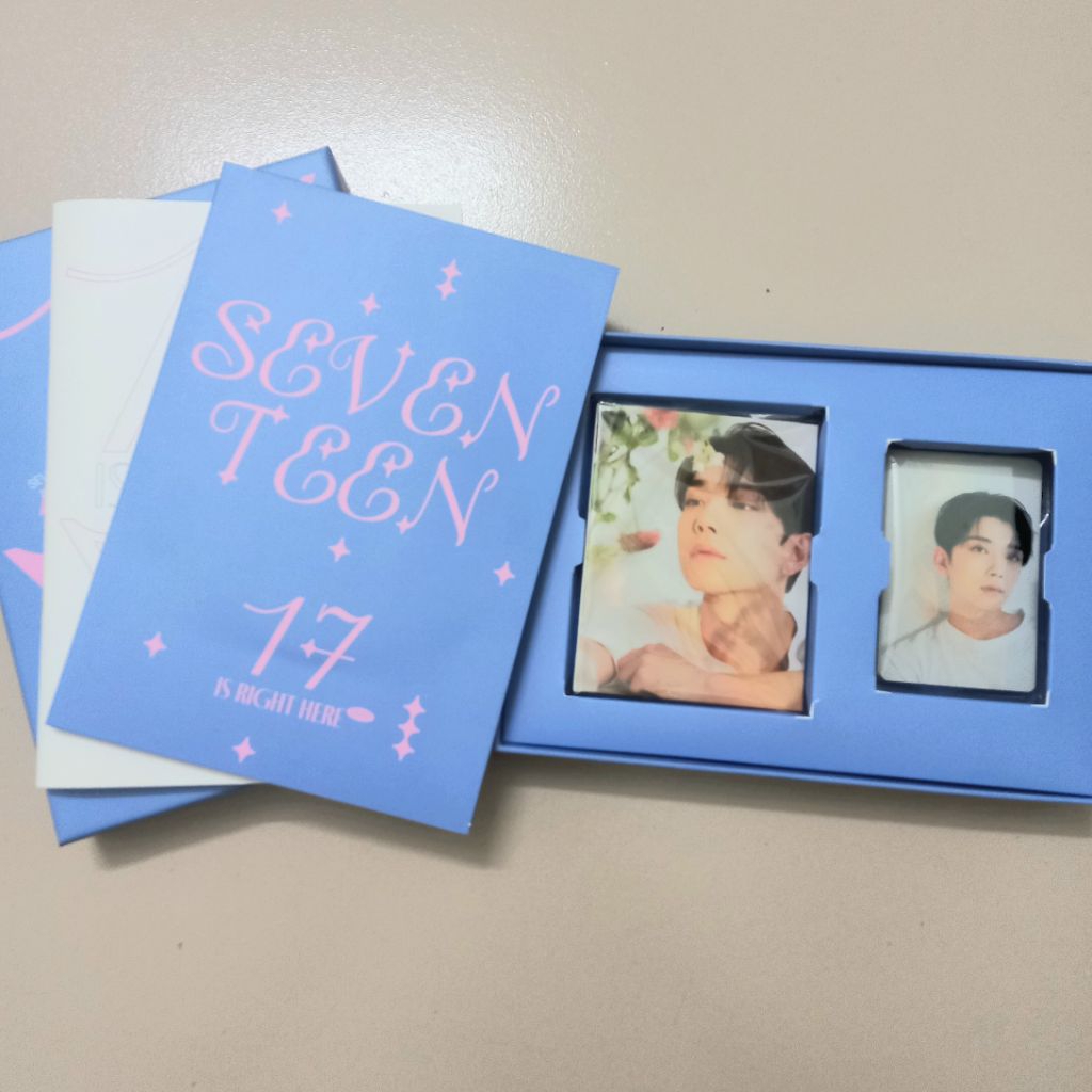[OFF/CHÍNH HÃNG] Album 17 IS RIGHT HERE Carat ver (Joshua) full đồ trừ card rd
