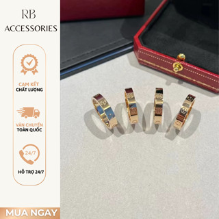 Nhẫn Nữ Bạc HK Phối Đá Lấp Lánh, Sang Chảnh, Tiểu Thư, Vừa Tay Nhỏ