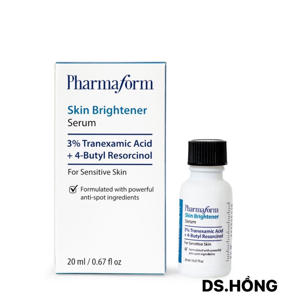 Serum Giảm Nám Kích Trắng Skin Brightener Pharmaform 3% Tranexamic Acid + 5% Niacinamide 20ml