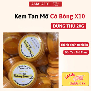  Kem Tan Mỡ Cô Bông – Đốt Mỡ Siêu Tốc Eo Thon Dáng Đẹp - DÙNG THỬ 20G 