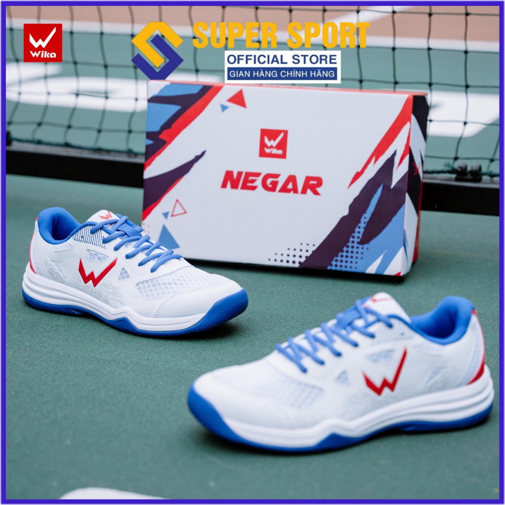 Giày Thể Thao Wika Negar Nam Nữ Chính Hãng - Giày Chơi Pickleball, Bóng Chuyền, Cầu Lông, Bóng Bàn