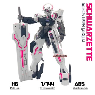 Mô hình HG Schwarzette TWFM, 1/144 Mecha, Đồ chơi lắp ráp nhựa