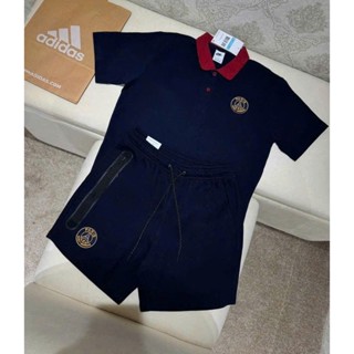 Bộ Quần Áo Cộc Tay Cho Nam Cổ Sơ Mi 3 Màu Cơ bản- Bộ Thể Thao Nam Ngắn Tay Hè Paris