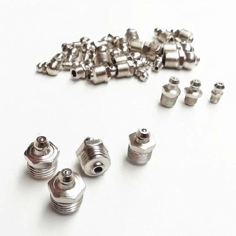 Combo 100 Vú Tra Mỡ M10 Thẳng – Đầu Vú Mỡ Bền Đẹp, Bôi Trơn Máy Móc, Vòng Bi, Thiết Bị Cơ Khí