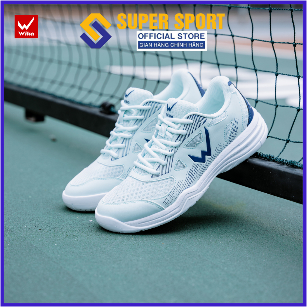 Giày Thể Thao Wika Negar Nam Nữ Chính Hãng Màu Xanh Cốm - Giày Chơi Pickleball, Bóng Chuyền, Cầu Lôn