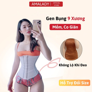  Đai Nịt Bụng Latex Chính Hãng 9 Xương Đai Latex Định Hình Nịt Bụng Giảm Mỡ Co Giãn Mềm Mại 