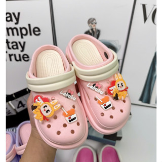  Dép Sục Gắn Sticker Labubu Có Đèn Dành Cho Bé Gái Chất Nhựa Eva Hàng Loại 1 Siêu Bền   Ảnh Tự Chụp   