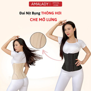 Đai Nịt Bụng Sau Sinh Cải Tiến 19 Xương THÔNG HƠI Che Mỡ Lưng  TẶNG NỚI + LÓT   Nịt Eo Thoáng Khí 