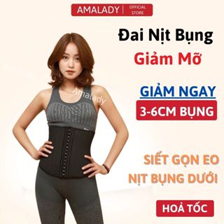 Đai Nịt Bụng Giảm Mỡ Bụng Siết Eo 25 Xương, Đai Latex Định Hình Eo Chống Gập Cuộn Cao Su Non Cao Cấp