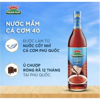 nước mắm cá cơm thuận phát 40 độ 610ml